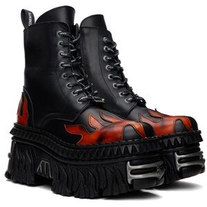 VETEMENTS | New Rock Flame Combat Boot | Size 9